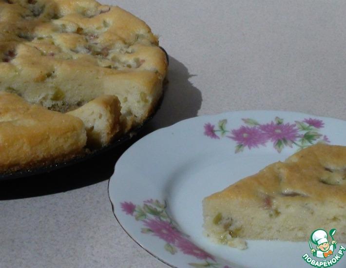 Рецепт: Пирог с ревенем