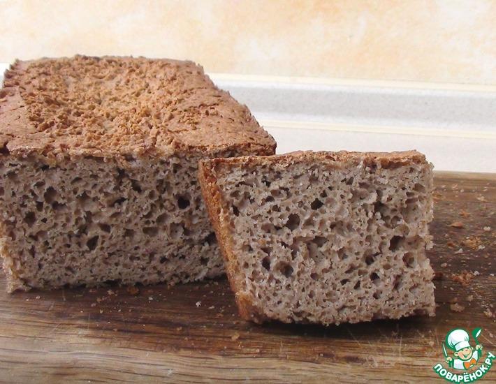 Рецепт: Домашний гречневый хлеб без глютена