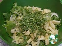 Зеленый салат с креветками ингредиенты