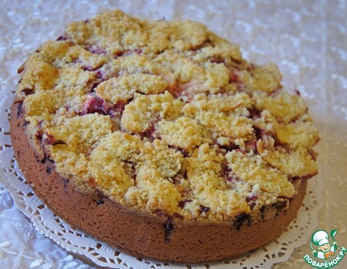 Рецепт: Фруктово-ягодный пирог