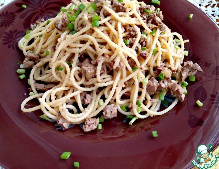 Рецепт: Спагетти Семейный обед