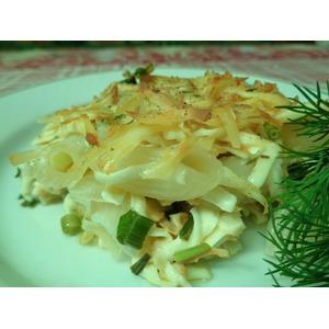 Макаронник с копченым сыром