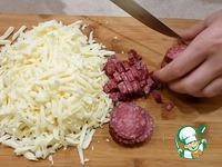 Сконы с сыром и колбасой ингредиенты