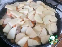 Жареный картофель с мясом ингредиенты