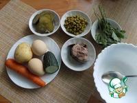 Картофельный салат с тунцом ингредиенты