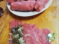 Рулетики из свинины под овощным одеялом ингредиенты