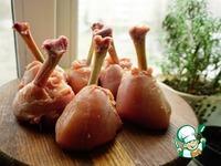 Куриные голени, запеченные в соусе и лаваше ингредиенты