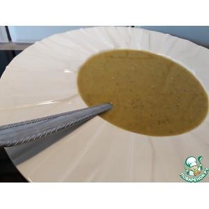 Сырный суп-пюре с брокколи и шампиньонами