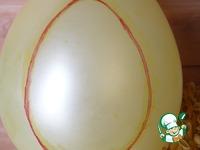Пасхальное яйцо из макарон ингредиенты