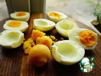 Запеченные фаршированные яйца ингредиенты