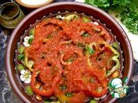 Салат из баклажанов и помидоров ингредиенты