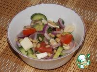Салат овощной с сыром и орешками ингредиенты