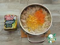 Суп-лапша с кнелями из горбуши ингредиенты