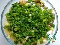 Картофельный салат с сельдью и горошком ингредиенты