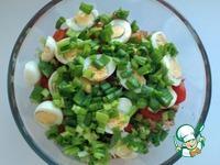Салат с фасолью и горбушей ингредиенты