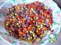 Кукурузный салат с фасолью ингредиенты