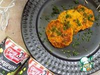 Морковные котлеты с горошком и кукурузой ингредиенты