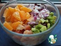 Рыбный салат с томатно-сливочным суфле ингредиенты