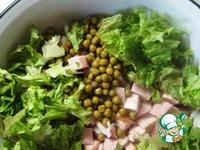 Салат с копченой курицей и овощами ингредиенты