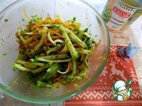 Салат с зелёным горошком и редькой ингредиенты