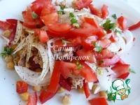 Салат с нутом, тунцом и перцем ингредиенты
