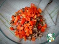 Мясной салат с жареным картофелем ингредиенты