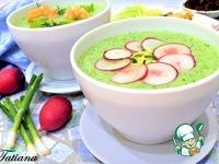 Холодный кефирный суп из зелёных овощей ингредиенты