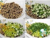 Овощной салат с фасолью ингредиенты
