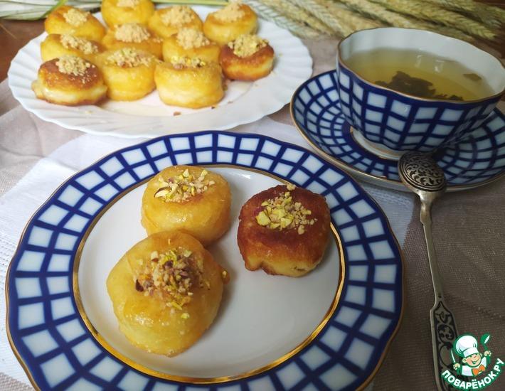 Рецепт: Турецкие пончики Дамский пупок