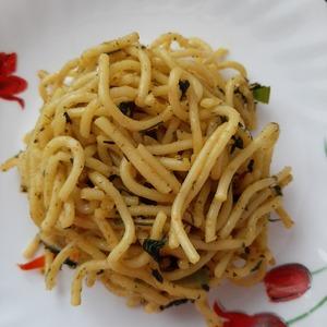 Острые спагетти с карри