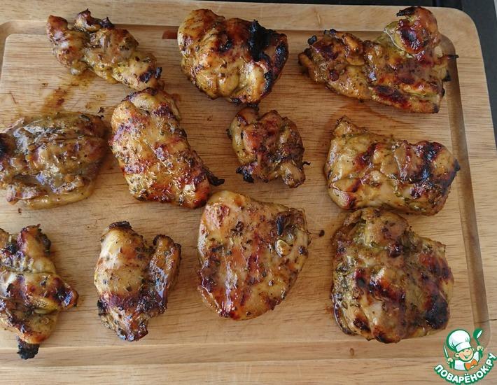 Рецепт: Куриное бедро в иерусалимском маринаде