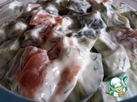 Салат огуречно-лососевый ингредиенты