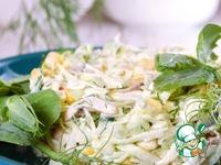 Салат с капустой и кальмарами ингредиенты