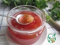 Персиковое варенье с ревенем и лимоном ингредиенты