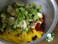 Летний овощной салат с арахисом ингредиенты