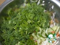 Салат из капусты с маринованными опятами ингредиенты