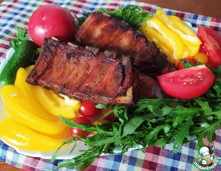 Рецепт: Свиные ребрышки BBQ