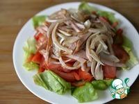 Салат из полукопчёной колбасы с овощами ингредиенты