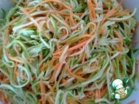 Кабачки с морковью по-корейски ингредиенты
