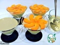 Мятная панна-котта с абрикосами в желе ингредиенты