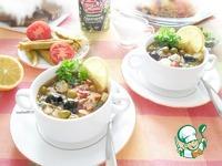 Суп-солянка с горошком и бамией ингредиенты