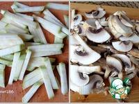 Соте из грибов с кабачком ингредиенты