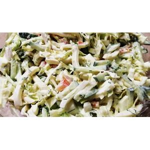 Витаминный салат с кальмарами
