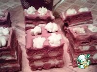 Вафельный торт Красный бархат в мультипекаре ингредиенты