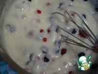 Легкий молочный десерт с ягодами ингредиенты