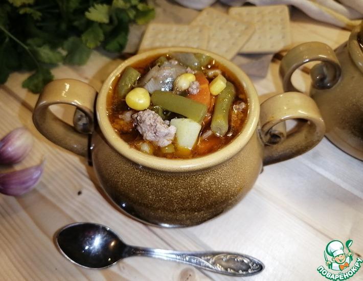 Рецепт: Суп с фаршем Наваристый