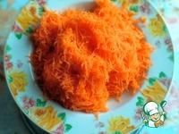 Сладкая колбаска Морковочка ингредиенты