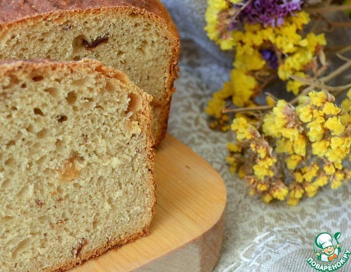 Рецепт: Банановый хлеб с финиками и изюмом