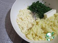 Дэлэн с картофелем, сыром и зеленью ингредиенты