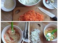 Закусочные морковные шарики с творожным сыром ингредиенты